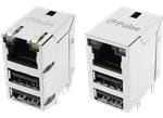 Pulse Electronics USB RJ45/Dual Combo Connector Modules
