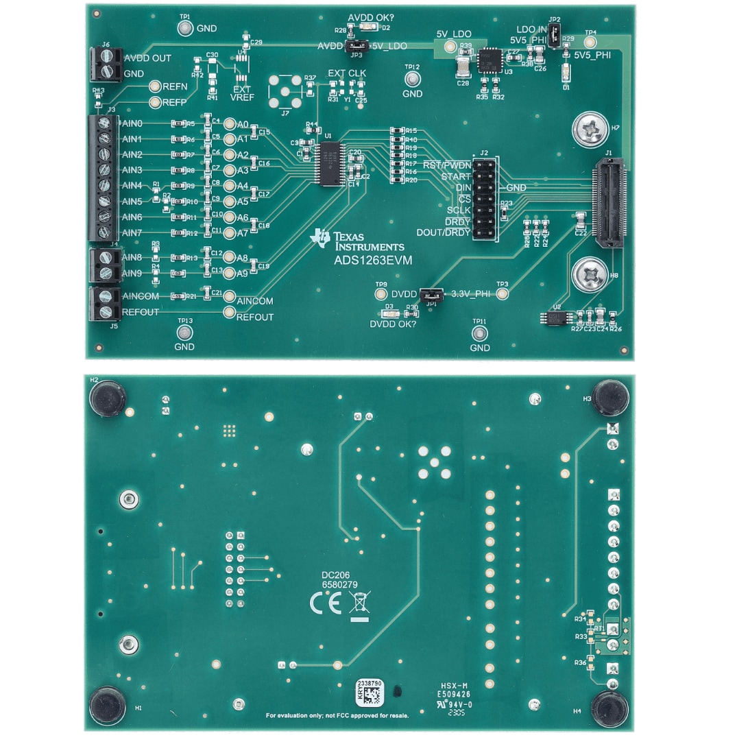 Texas Instruments ADS1263EVM-PDK Performance Demonstration Kit (PDK)