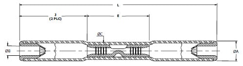 TE Connectivity Cold Applied Splices Diagram