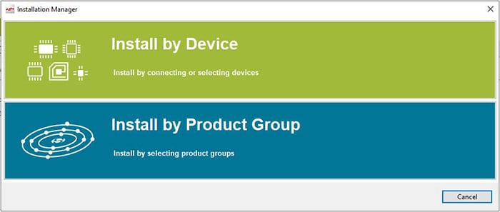 Installation manager for installing SDK